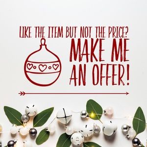 ✨OFFERS WELCOME✨